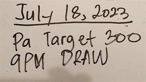boss doy hearing today|PA TARGET 300 FOR 9PM DRAW .